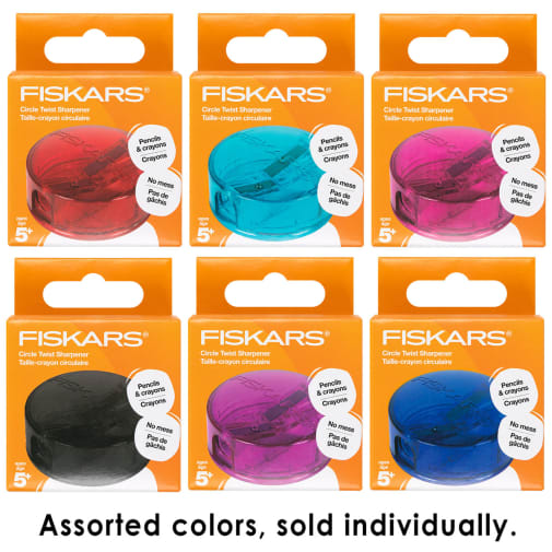 Fiskars Circle Twist Sharpener, Asstd Colors