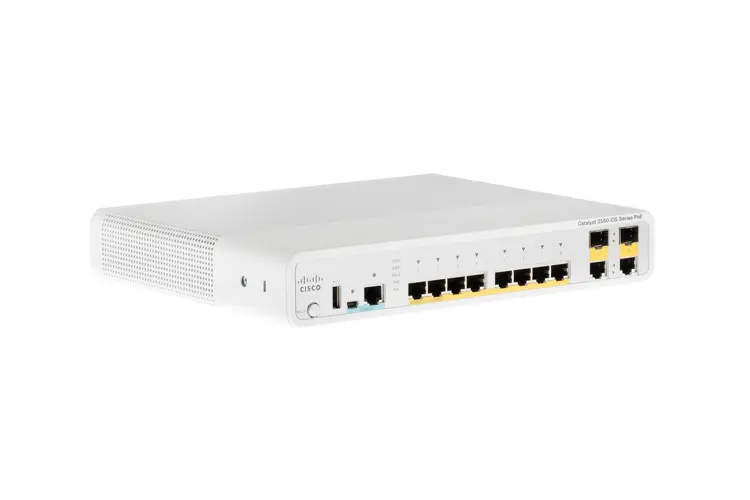Cisco 3560 Compact Series 8GE Port  PoE+ Switch, WS-C3560CG-8PC-S, Refurbished, Original