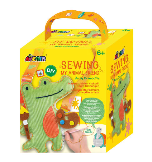 Sewing My Animal Friend - Arty Crocodile