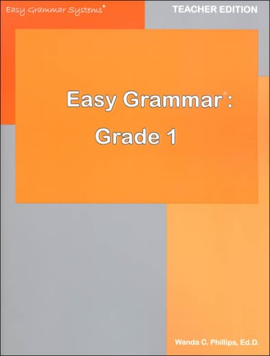 Easy Grammar Grade 1 Teacher Edition