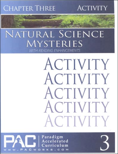 Natural Science Mysteries, Chapter 3, Activities