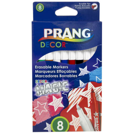 Prang Decor Magic Erasable Markers 8 count