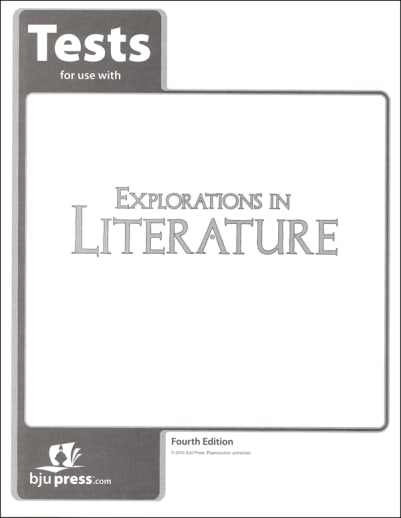 BJU Press Explorations in Literature 7 Tests 4th Edition