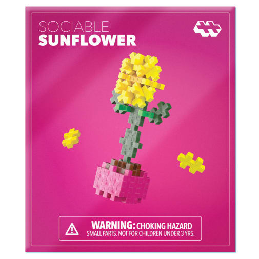 Plus-Plus Sociable Sunflower - Playful Plant Packet