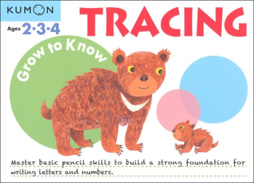 Kumon Grow to Know Tracing Workbook (Pre-K)