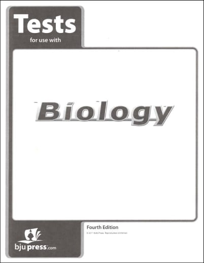 BJU Press Biology Testpack 4th Edition