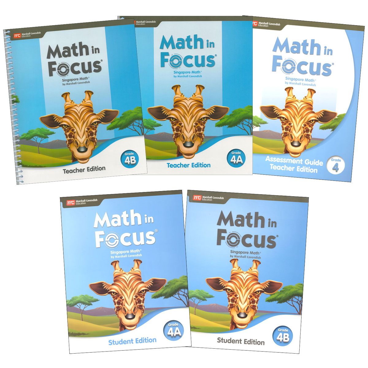 Math in Focus Homeschool Kit, Grade 4 (2020 Edition)