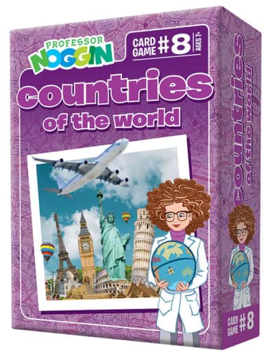 Professor Noggin Countries of the World Card Game