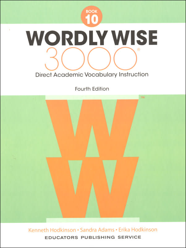 Wordly Wise 3000 Book 10 Student Edition (4th Edition;  Homeschool Edition)