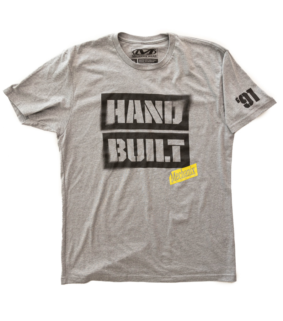 Hand Built T-Shirt, Grey, large image number 0