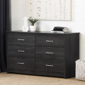 6-Drawer Double Dresser Storage Unit