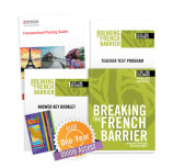 Breaking the French Barrier Level 1 (Beginner) Homeschool Package + Digital Audio & Enhancements Online Access Code - 1 Year Subscription