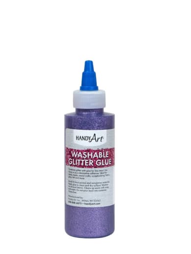 Glitter Glue (Washable) Violet - 4 oz.