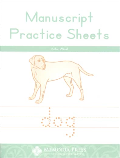 Memoria Press Manuscript Practice Sheets