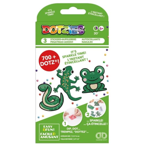 Dotzies 3 Stickers Multi Pack - Slip N Slide (Beginner)