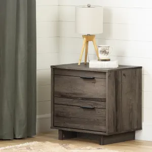 2-Drawer Nightstand - End Table with Storage