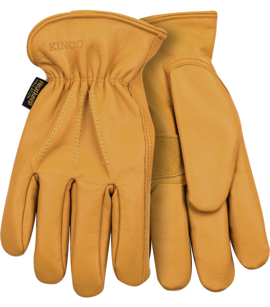 Lined Premium Grain Cowhide Driver with Palm Patch