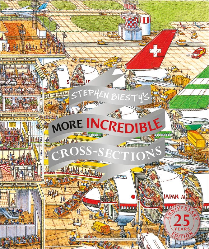 海外製絵本 知育  図鑑 Incredible Cross-Sections 本 Stephen Biesty's More Incredible Cross-Sections