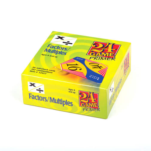 24 Game 96-Card Deck: Factors/Multiples