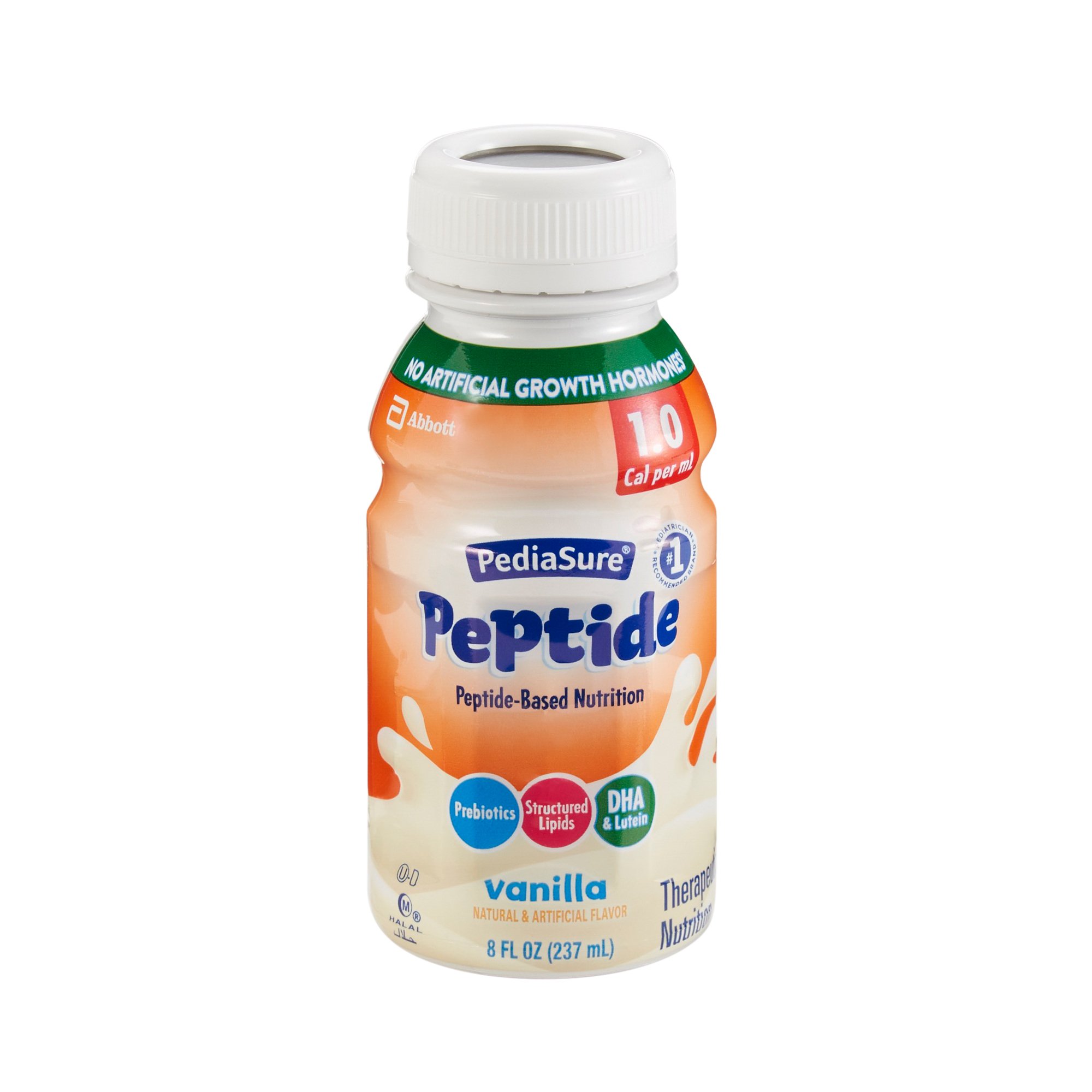 PediaSure Peptide 1.0 Cal Peptide-Based Nutrition, Vanilla, 8-ounce bottle MK 1143667