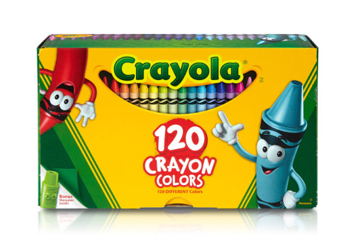 Swatch ALL the Crayola Crayons in Color Order! 120 Count Box