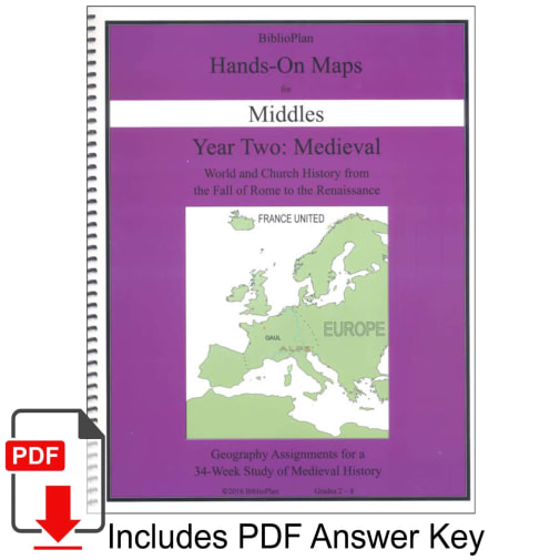 BiblioPlan Medieval History Hands-On Maps for Middles