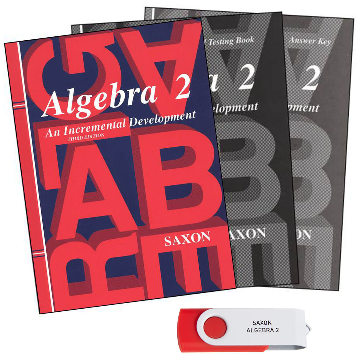 Saxon Algebra 2 & Mastering Algebra USB Package
