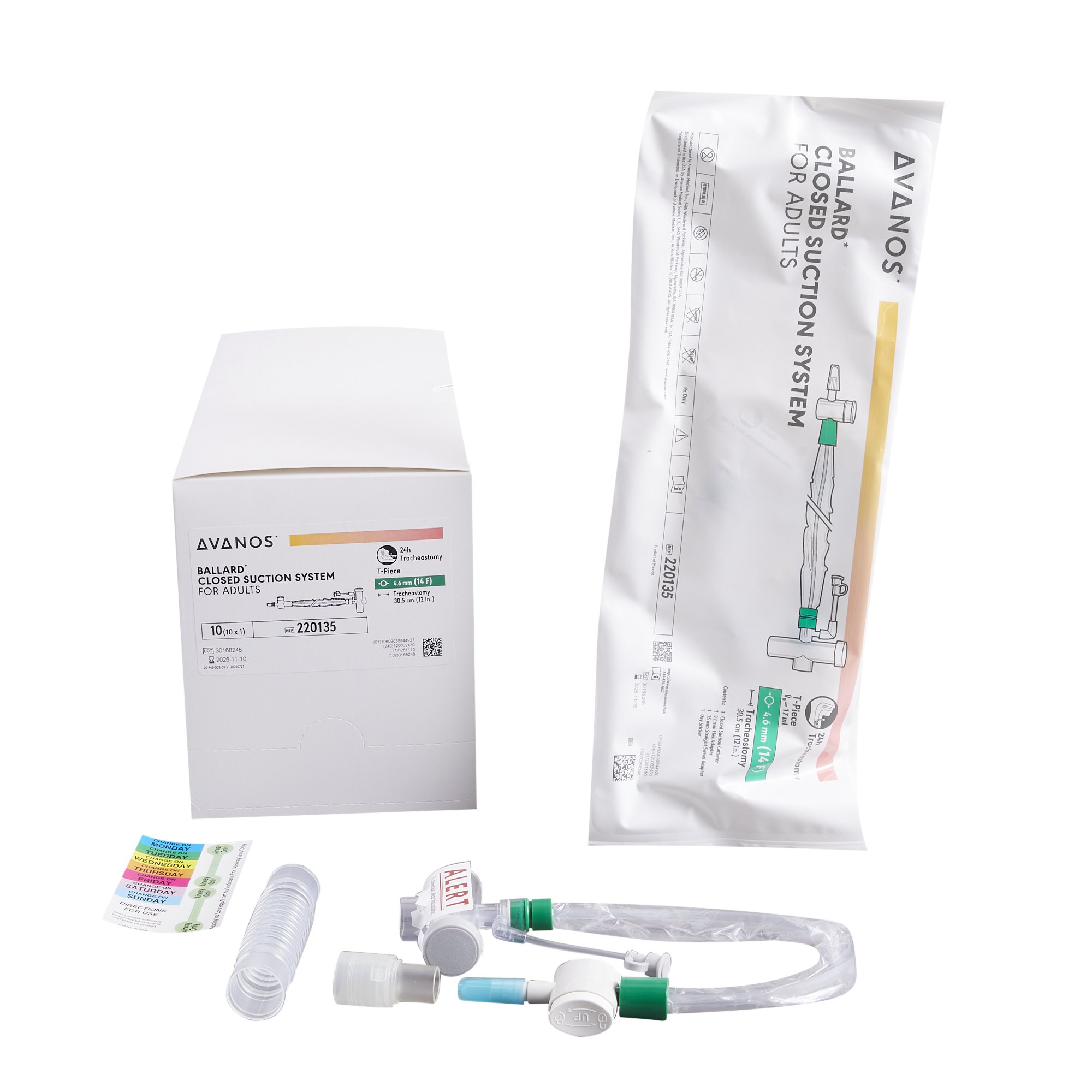 Kimvent Closed Suction Catheter, Tracheostomy Type, 12 Inch Length MK 281819