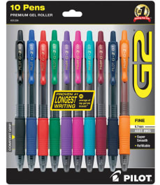 Pilot G2 Harmony Limited Edition Gel Pens | 0.7mm Fine Point Assorted Colors 5-Pack