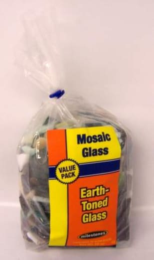 Mosaic Glass Earth-Toned Stained Glass Value Pack