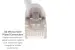 Cat6 Shielded Ethernet Patch Cable, Half-moon Boot, 5 ft, White
