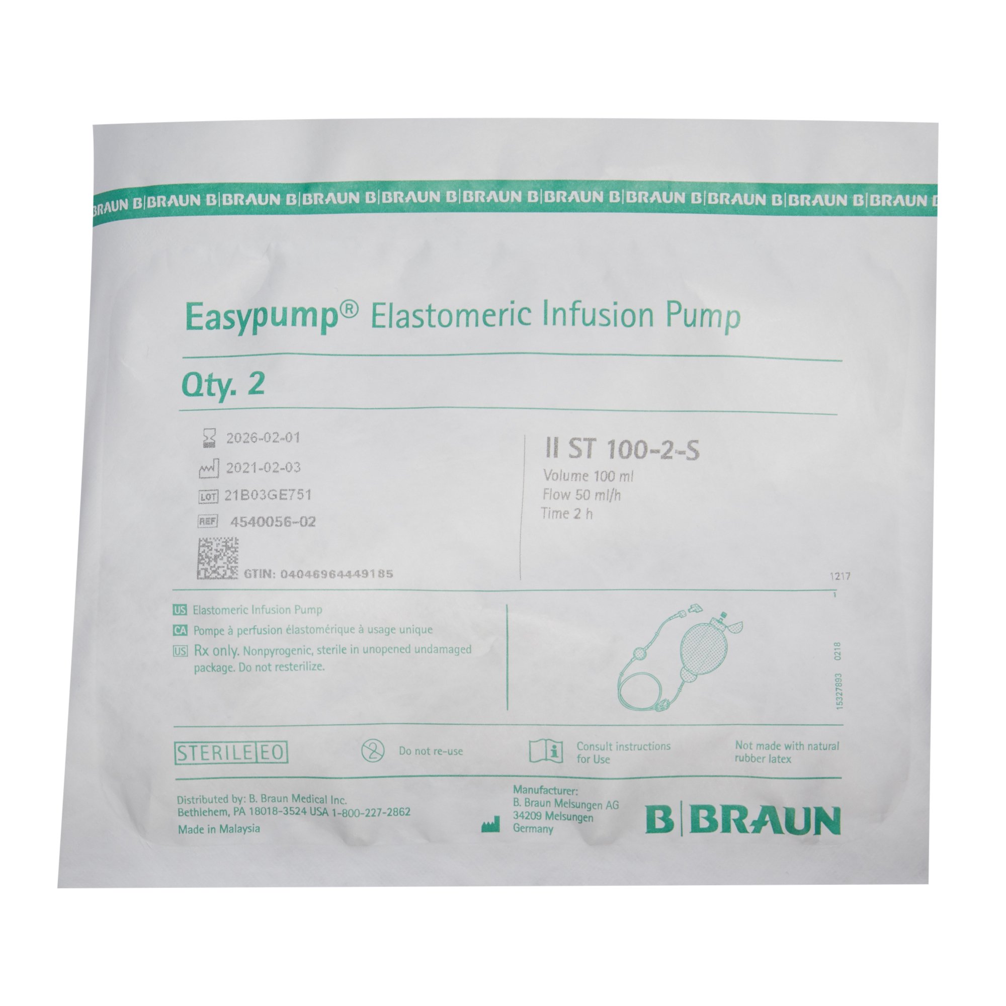 Easypump ST Elastomeric Pump 100-2-S MK 929179