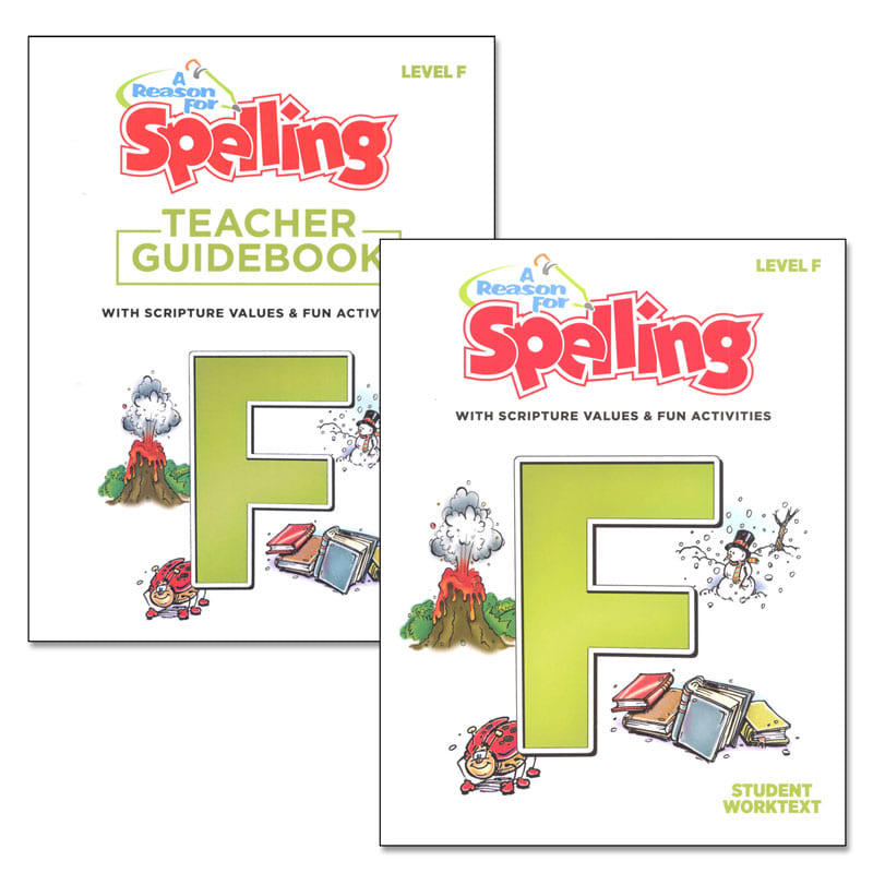 Reason for Spelling Level F Student Worktext &  Teacher Guidebook Set (2nd Edition)