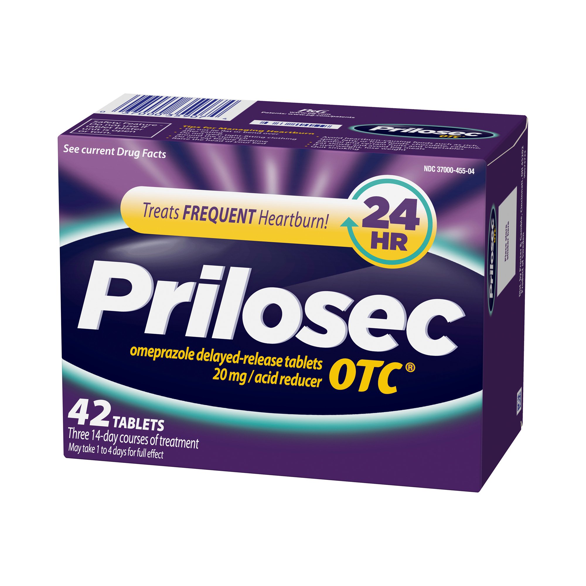 Prilosec OTC Omeprazole 20 mg Acid Reducer Tablets MK 509672