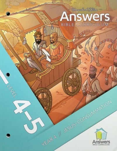 Answers Bible Curriculum Homeschool: 4-5 Student Book: Year 4