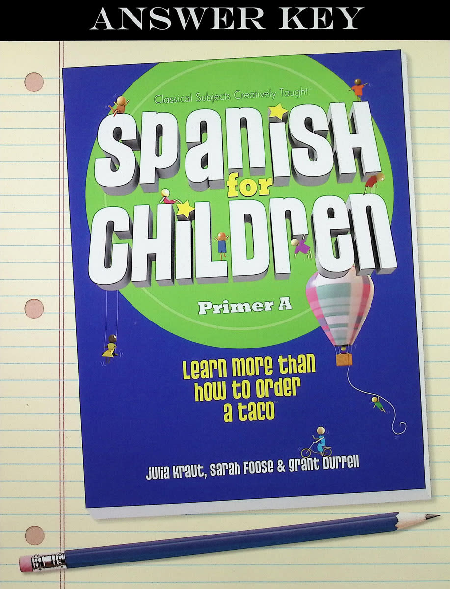 Spanish for Children Primer A Answer Key