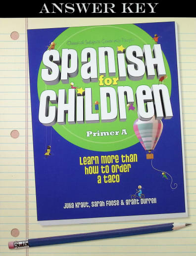 Spanish for Children Primer A Answer Key