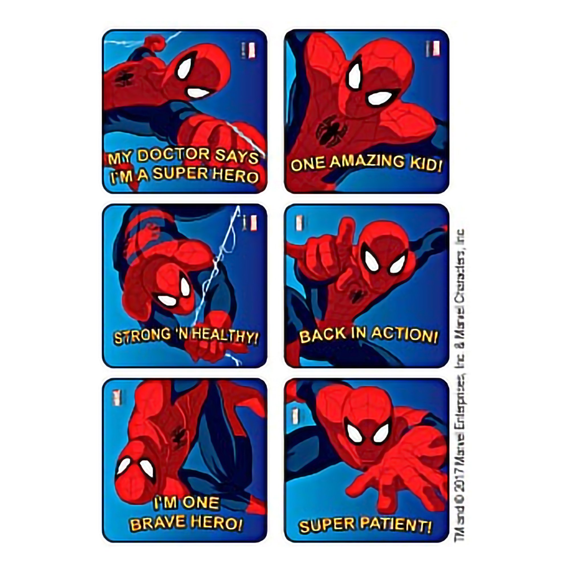 Medibadge KLS Spider-Man Strong n Healthy Stickers MK 720224