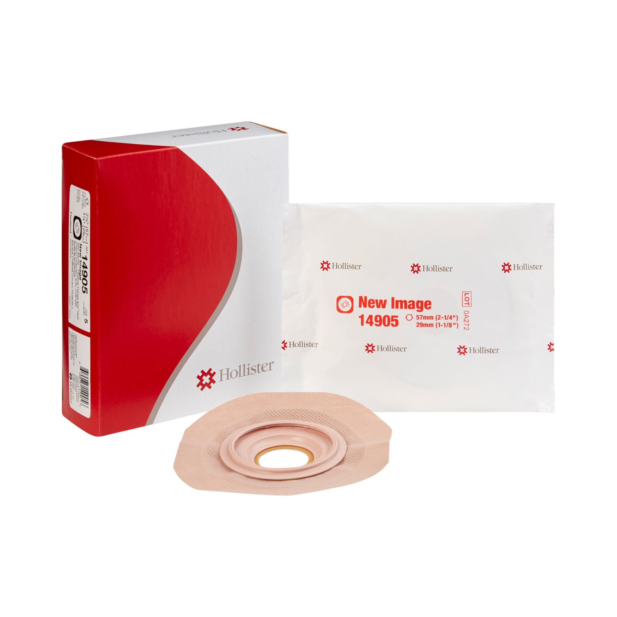 New Image Convex FlexTend Colostomy Skin Barrier With 1 1/8 Inch Stoma Opening MK 485631
