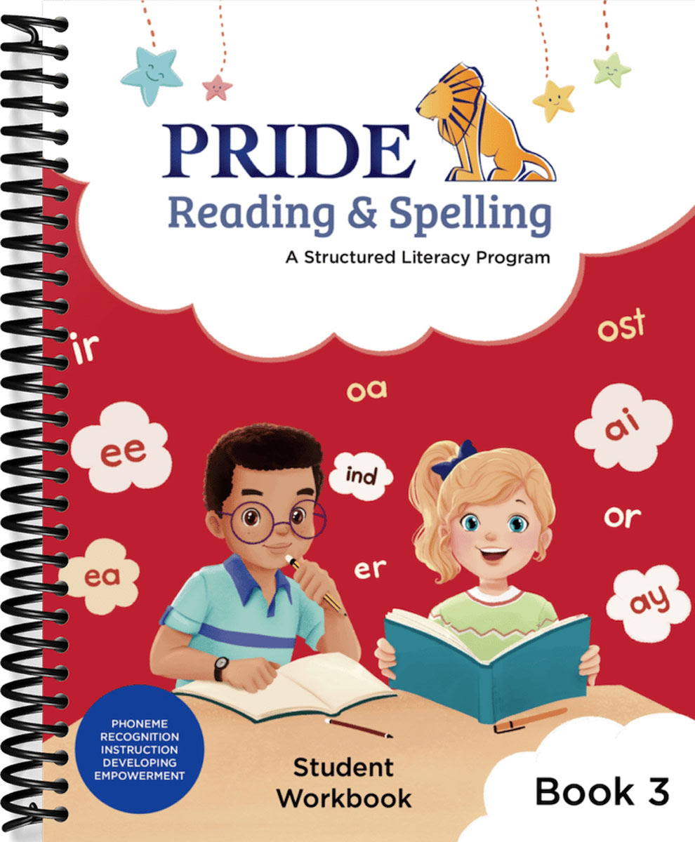 PRIDE Reading & Spelling Program Red Book 3 Student Book (3rd Edition)
