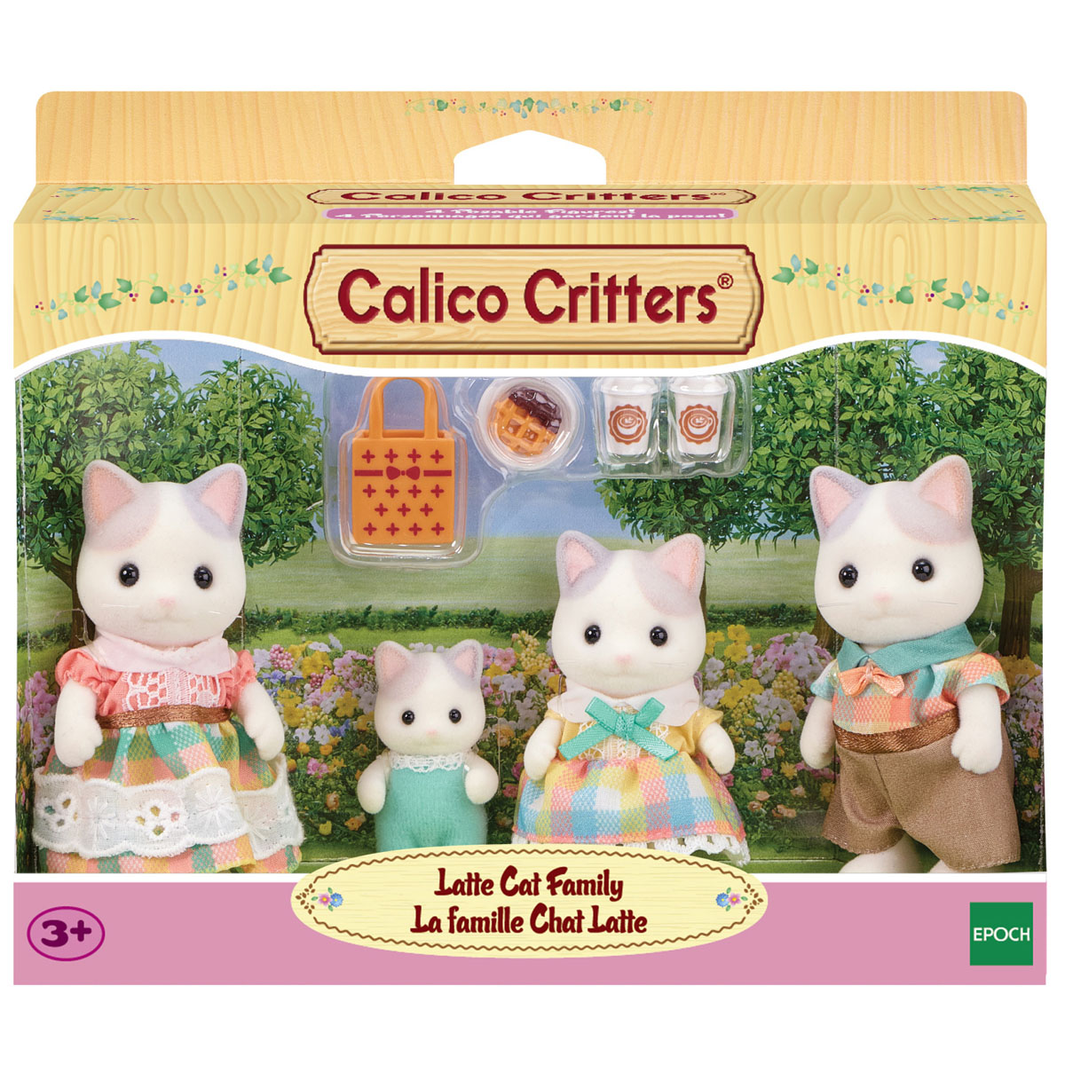 family cats　0331 Latte Cat Family (Calico Critters)