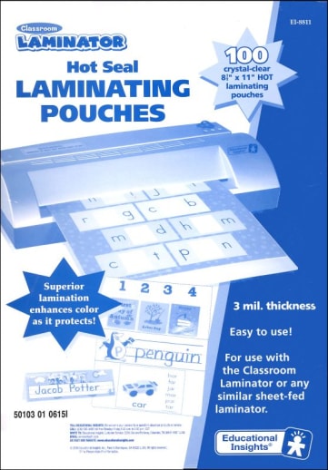 Classroom Laminator Pouches