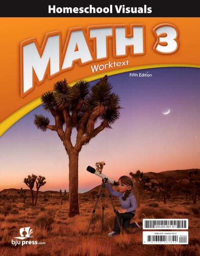 BJU Press Math 3 Homeschool Visuals 5th Edition