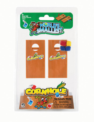 World's Smallest Cornhole Game