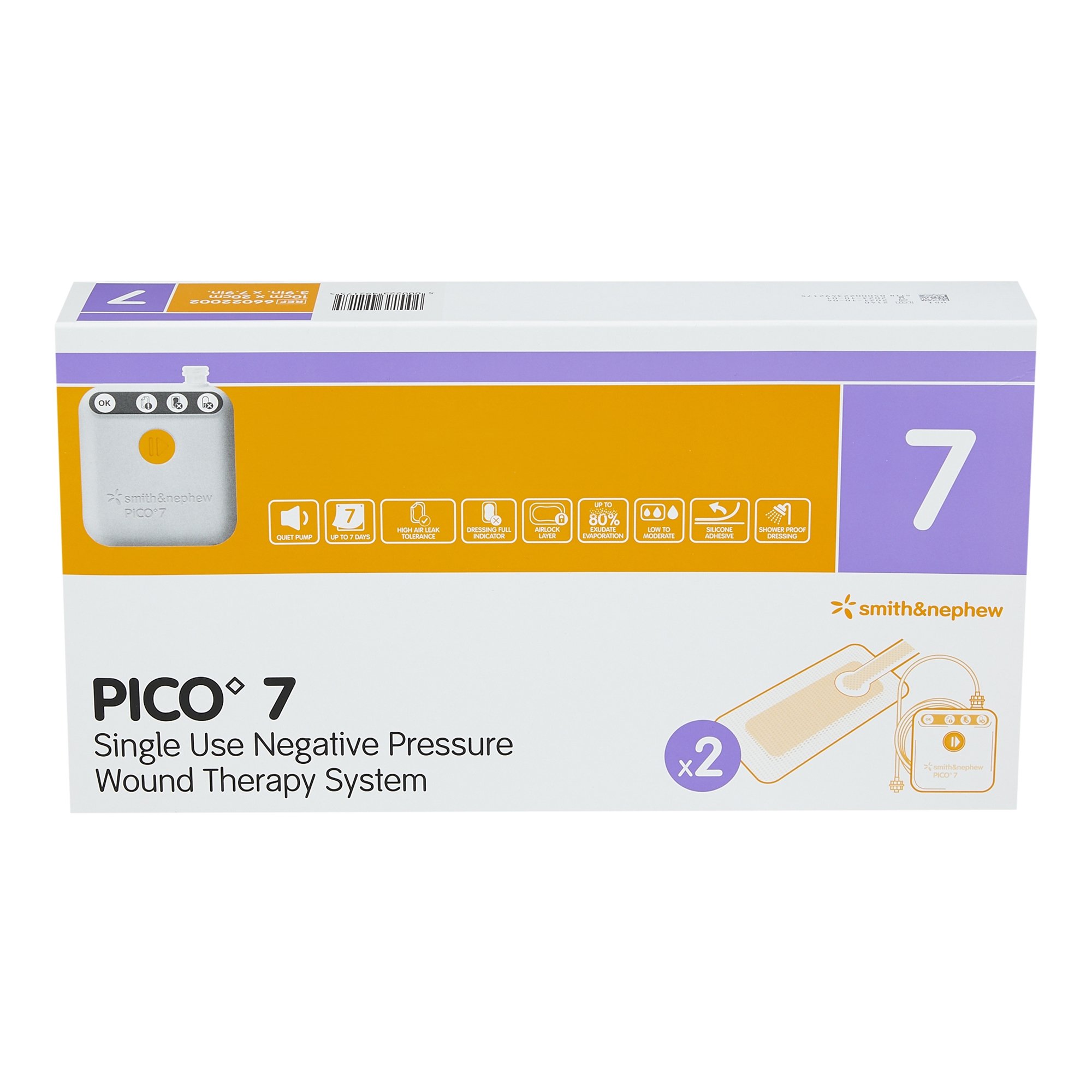 PICO 7 Negative Pressure Wound Therapy Two Dressing Kit MK 1118524