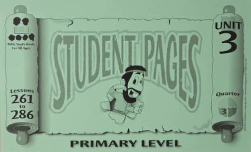 Primary Student Pages for Lessons 261-286