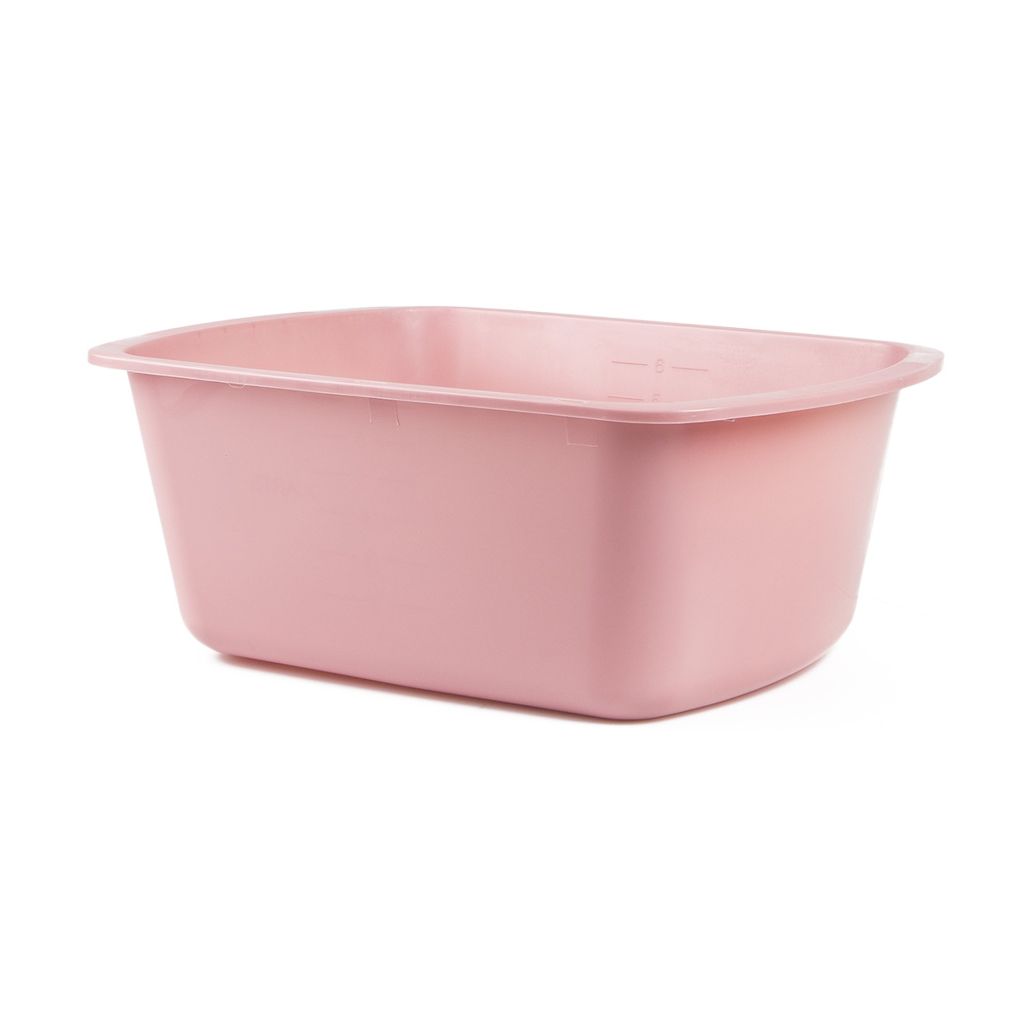 Medegen Medical Wash Basin, Rectangular, 7 Quart, Rose MK 166848
