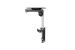 Full Motion Folding Under Cabinet TV Mount for 13-27in TVs, 100x100 VESA, 3.3in Low Profile