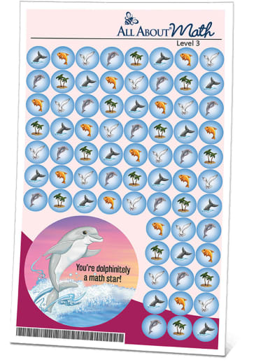 All About Math Level 3 Stickers