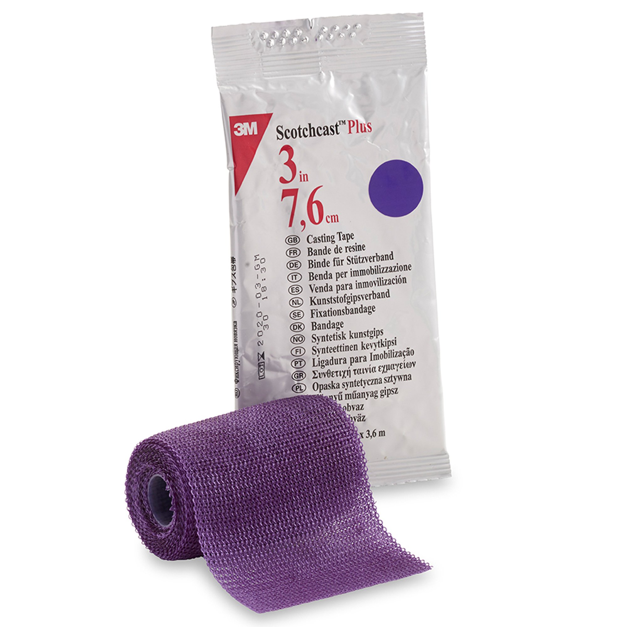 3M Scotchcast Plus Purple Cast Tape, 3 Inch x 4 Yard MK 199969